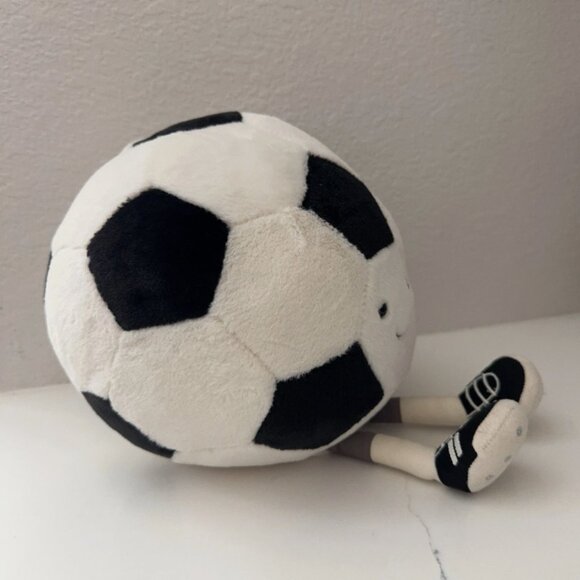 Jellycat Amusable Sports Soccer Ball Plush Toy Christmas Gift NWT and Dust Bag - Picture 2 of 5